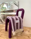 Maison Deux Candy Wrap Pledd Lilla/Aubergine