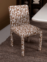 Trend Collection Waco Spisestol – Mønstret Brun
