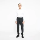 Plain Units Herre Bukser Grå W33 L34,