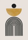 Geometric Harmony Poster Plakat / 50x70cm