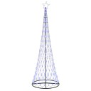  LED juletre med 350 LED Blå 100.5 x 100.5 x 302.5 cm Metall