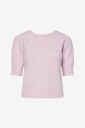 pieces - Genser pcFunia SS O-neck Bow Knit Top D2D - Rosa
