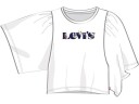 Levis Hvit Topp S/S med Blomstermotiv for Barn 14 år