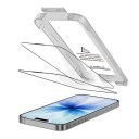 Tech-Protect Quick Set+ Herdet Glass 2-pakk til iPhone 17 - Svart