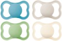 MAM Air Silikon Smokker 6-16m 4-Pack Blå/Nøytral