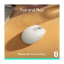 Logitech M196 Trådløs Optisk Mus Bluetooth Hvit 1000 DPI Ambidekstriøs