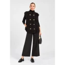 Twinset Dame Bukser Svart M,