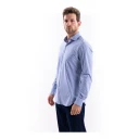 Xacus, Herre, Skjorter, Blå, 4XL,