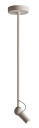 Kundalini Bird Vegg /Taklampe w/2 Rod H3,5+H20,5 White KDLN