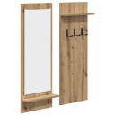  Vegghengt kleshenger artisan eik 70 x 10 x 90 cm Konstruert tre