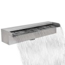 Rektangulær foss i rustfritt stål 45 cm