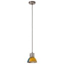 vidaXL Industriell hengelampe 25 W flerfarget rund 17 cm E27