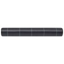 vidaXL Kontrollmatte for ugress svart 2x150 m PP
