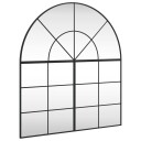  Veggspeil svart 100x110 cm buet jern