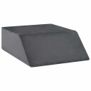 vidaXL Leggpute 63 x 52 x 19 cm Fast PU Skum Grå