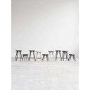 Mater - Low Stool H47 Dark Stained Beech