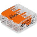 Wago Koblingsklemme 221-613 Med Åpner Transparent 3-Leder