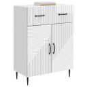  Serviesskap Høgglans hvit 66 x 34,5 x 89,5 cm Konstruert tre