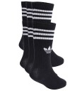 Adidas Originals 3S Crew S 6P K   Black   25 27