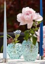 Telyholder Sofian i Lys Blå boblete glass fra Edelweiss