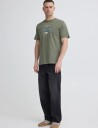 Blend Bhknut Logo S/S Tee   Khaki green   S