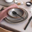 Villeroy & Boch Lave Middagstallerken 28 cm Beige Steintøy