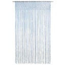 vidaXL Makramé gardin blå 140x240 cm bomull