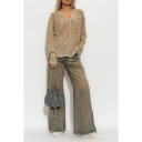 Diesel Dame Strikkevarer Beige L,