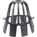 Plastmo lovfanger til nedlopsror 75 mm sort