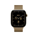 Apple Watch Series 12 42mm Smartklokke i strålende gull med Milanese Loop