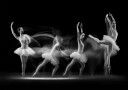 Balerina Art Wave Plakat / 50x70cm