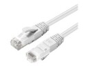 MicroConnect - Koblingskabel - RJ-45 (hann) til RJ-45 (hann) - 25 cm - 5 mm - UTP - CAT 6a - halogenfri, innendørs, formstøpt, rund, uten hindringer - hvit