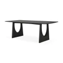 Ethnicraft Geometric Spisebord 100x220 cm Svart eik