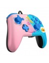 PDP Faceoff Deluxe Audio Wired Controller Peach Licensed Switch