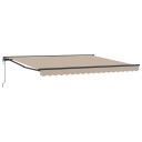  Innvendbar Markise Beige 400x300 cm