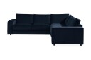 Cloudia Hjørnesofa Fløyel   Blå