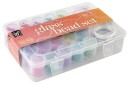 Craft ID Glass bead mix 25 colours CR1406/GE