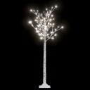 vidaXL Juletre 156 LED 1,5 m kaldhvit selje innendørs og utendørs