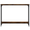  Konsollbord røkt eik 100x22,5x75 cm konstruert tre 8720845419684