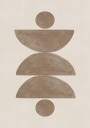 Balanced Geometrics Plakat Plakat / 21x30cm