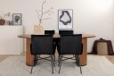 Venture Home Ovalt Bianca Spisebord med 4 stk Pippi Spisestol  