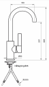 Tapwell ARM078 Servantbatteri Brushed Nickel