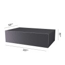 AeroCover Møbeltrekk Aerocover til spisegruppe Svart/svart 260 x 190 x H85 cm Grå