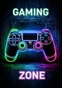 Neon Gaming Zone Plakat / 70x100