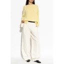 Jil Sander Dame Strikkevarer Gul S,