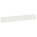 vidaXL Hevet Hagebed Hvit 360 x 40 x 40 cm