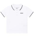 BOSS Short Sleeve Polo White 128