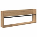 vidaXL Magasinreol Artisan Eik 80 x 12 x 30 cm Konstruert tre