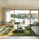 Wilton teppe   Cantoria beige/grønn Størrelse: 200 x 280 cm