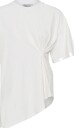 My Essential Wardrobe Mwnupti Drape Tee   SNOW WHITE   XXL